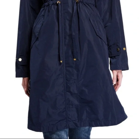 Barbour Women's Hooded Parka - Navy - Picture 4 of 7